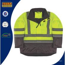 Insulated High Vis Jacket Safety Workwear Jacket